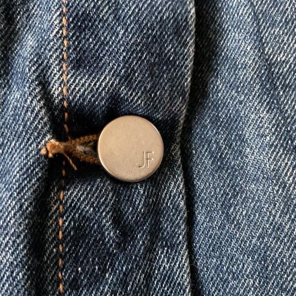 JustFab Long Sleeve Button Front Denim Dress Size Small - Picture 9 of 9